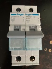Hager mtn116 mcb for sale  LONDON