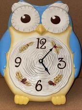 owl clock battery operated for sale owl clock battery operated for sale Northport