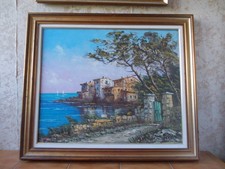 Grand tableau huile d'occasion  Istres