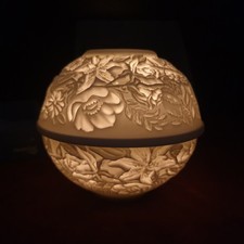 Photophore lithophanie porcela d'occasion  Caluire-et-Cuire