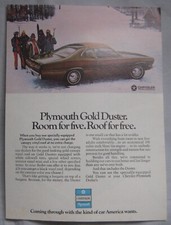 Plymouth gold duster for sale  DARWEN