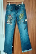 Hardy designer jeans for sale  LONDON