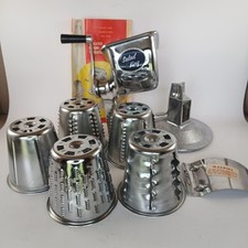 Processador de alimentos vintage Salad King ralador cortador de vegetais com 5 cones de leitura comprar usado  Enviando para Brazil