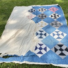 Antique blue calico for sale  Hamburg