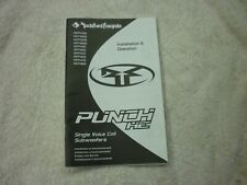 ROCKFORD FOSGATE PUNCH HE SUBWOOFER INSTALLATION & OPERATION!!! comprar usado  Enviando para Brazil