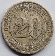 Pfennig kupfer nickelmünze gebraucht kaufen  Deutschland