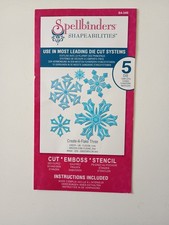 spellbinders snowflake die for sale  BRIERLEY HILL