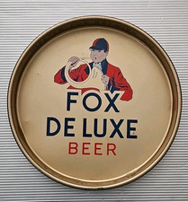 Bandeja de cerveja vintage de metal Peter Fox Brewing Co. Fox De Luxe Beer Chicago, Illinois comprar usado  Enviando para Brazil