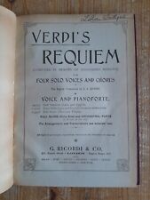 Verdi requiem vintage for sale  WOODBRIDGE