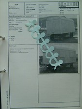 LKW IFA Anhänger HB 20 81 5 Erfurt 1980 DDR KFZ-Brief KTA Vorlage f. Zulassung comprar usado  Enviando para Brazil