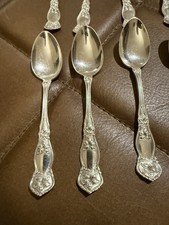 Wm. Colheres de chá padrão flor Rogers & Son. Conjunto de 12 pratos de prata. Patente 1910 comprar usado  Enviando para Brazil