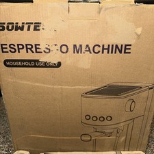 Máquina de café expresso 20 bar, máquina de café expresso compacta com espumador de leite, aço inoxidável... comprar usado  Enviando para Brazil