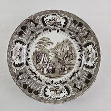 Assiettes plates décor d'occasion  Saint-Macaire