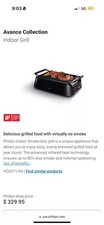 Philips hd6371 smokeless for sale  Melbourne