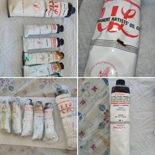 Usado,  Mais tintas a óleo vintage Utrecht, 5- tubos menores e 1-grande *COMO ENCONTRADO* comprar usado  Enviando para Brazil