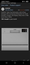 Comfee compact dishwasher for sale  BLACKBURN