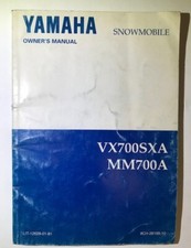 Manual do proprietário Yamaha VX700SX ILUMINADO-12628-01-81 comprar usado  Enviando para Brazil