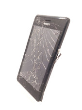 Naprawa części zamiennych Sony Xperia M C1905 Trzy uszkodzone ekrany telefonu komórkowego tanie na części na sprzedaż  Wysyłka do Poland