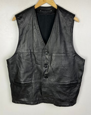 Real leather waistcoat for sale  BROMLEY