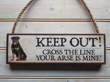 Rottie dog sign for sale  WISBECH