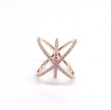Diamonique rose gold for sale  MIRFIELD