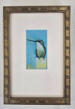 Hummingbird framed matted for sale  Painesville