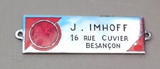 Plaque automobile christophe d'occasion  Castelnau-le-Lez