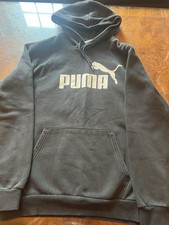 Black puma hoodie for sale  OTLEY