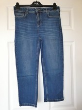 Womens blue cropped for sale  SOUTHAMPTON