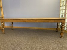 Solid oak refectory for sale  MORPETH