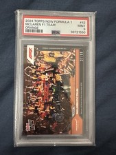 2024 TOPPS NOW Formula 1 F1 #42 McLaren 1-2 primeiro desde então. 2021 Orange /99 PSA 9 comprar usado  Enviando para Brazil