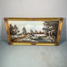 Large oil canvas for sale  PLYMOUTH