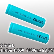 Stück 16650 2000mah gebraucht kaufen  Remshalden