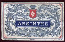 étiquette absinthe spécimen d'occasion  Dijon