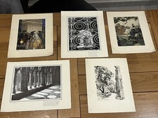 Lot lithographie gravures d'occasion  Sarre-Union