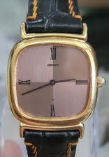Usado, RELÓGIO UNISSEX VINTAGE SEIKO CHARIOT 2220 24J BANHADO A OURO CORDA MANUAL JAPÃO comprar usado  Enviando para Brazil