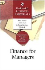 Finance managers harvard for sale  Boston