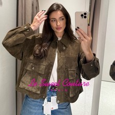 Usado, JAQUETA BOMBER ZARA WOMAN NOVA COM ETIQUETAS FW25 CÁQUI 100% COURO TODOS OS TAMANHOS 8073/253/505 comprar usado  Enviando para Brazil