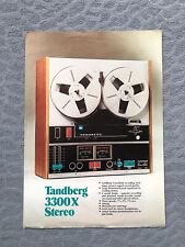 Tandberg 3300x reel for sale  SOLIHULL