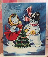 Vtg mrs snowman for sale  ADDLESTONE