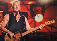 Sting autogramm gebraucht kaufen  Dresden