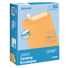 Sobres de catálogo Kraft marrones 10x13 - auto-sellado - 28 lb (39300) segunda mano  Embacar hacia Mexico