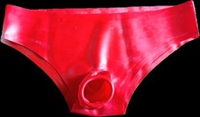 Slip latex rouge d'occasion  Josselin
