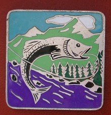 Distintivo pesca pescatore usato  Ravenna