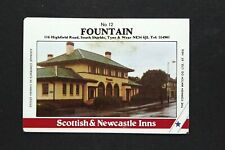 Etiqueta Matchbox Pub Inn Fountain Highfield Road South Shields Tyne & Wear MN712 comprar usado  Enviando para Brazil