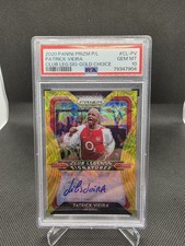 2020-21 Panini Prizm EPL Patrick Vieira Gold Choice /10 PSA 10 Arsenal comprar usado  Enviando para Brazil