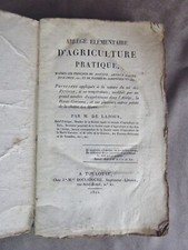 Abrege elementaire agriculture d'occasion  Pézilla-la-Rivière