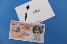 Banksy stamped tenner for sale  DEVIZES