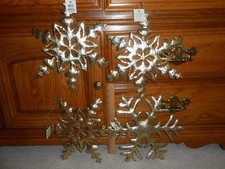 Set metal snowflake for sale  Shorewood