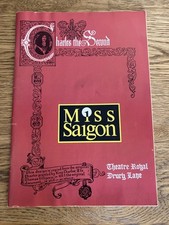 Miss saigon programme for sale  CHELMSFORD